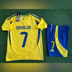 2024/25 Al Nassr kids soccer jersey youth Ronaldo